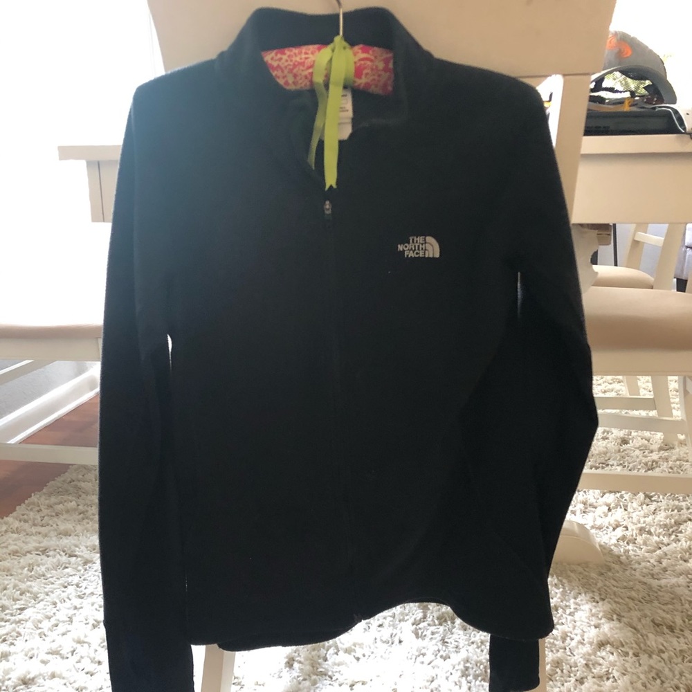 Black NorthFace zip up